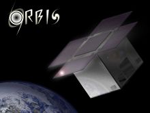 写真２：バイナリブラックホール探査衛星「ORBIS」